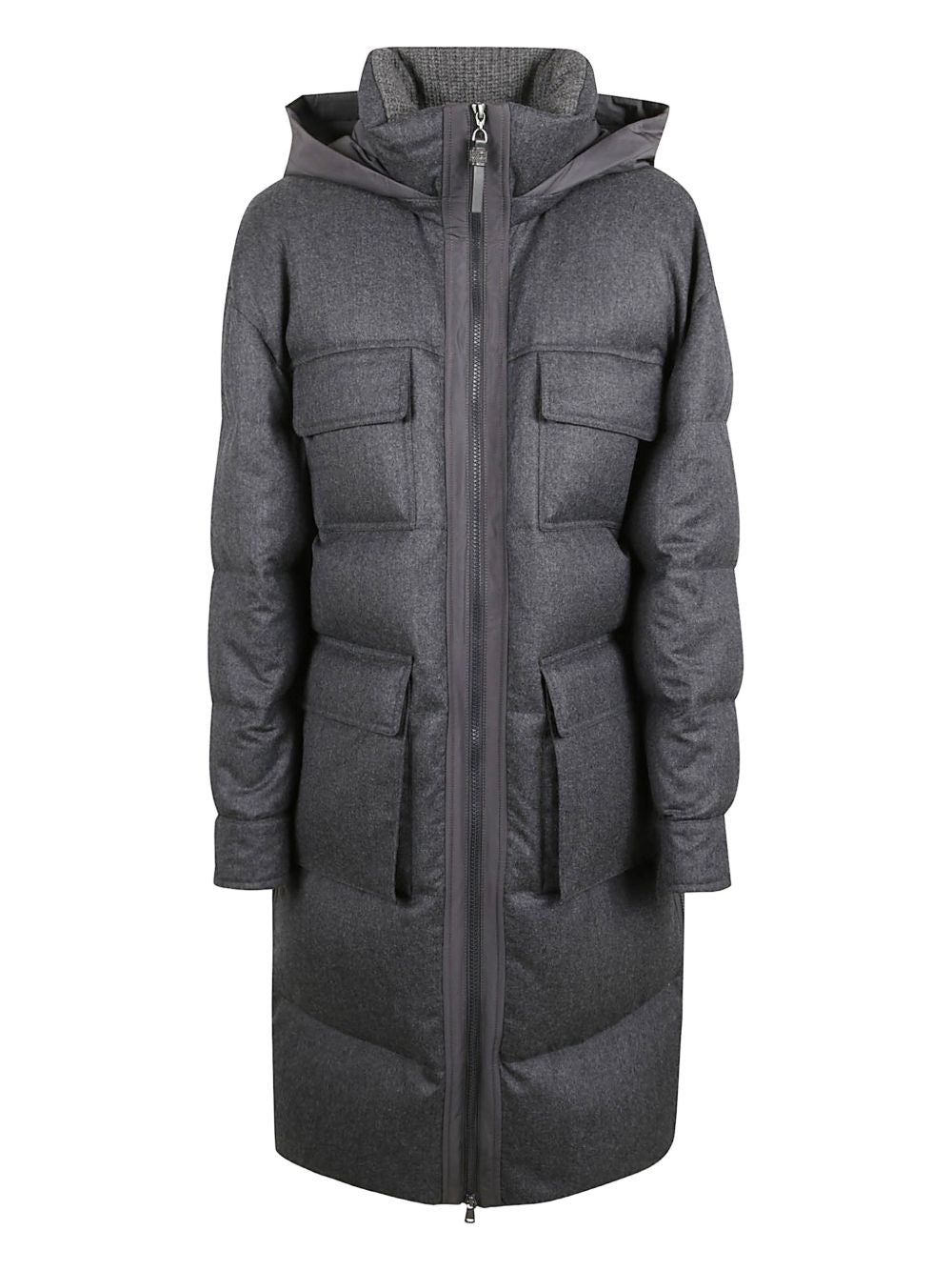 Brunello Cucinelli Coats - Blacks and greys | 43225983e8bbfef26628bffa7d4176f13cc2bdf5