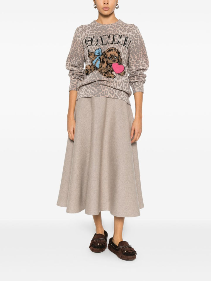 Ganni Sweaters - Marrone | adb0f6d2f1910c820c4b822402f9be1bfa5d4b2d