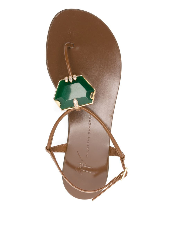Giuseppe Zanotti Sandals - Marrone | 39f56fd5720e657eaf1194785650545add76d1c5