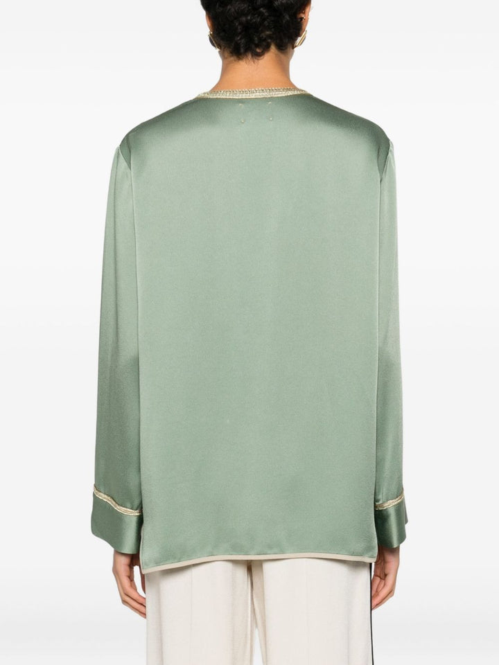 Forte Forte Jackets - Blue and green | baf17b18d1df7e4ed87d2abbdc04dd52b7782a70