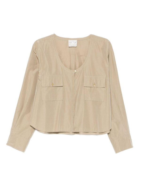 Cotton Blend Blouse