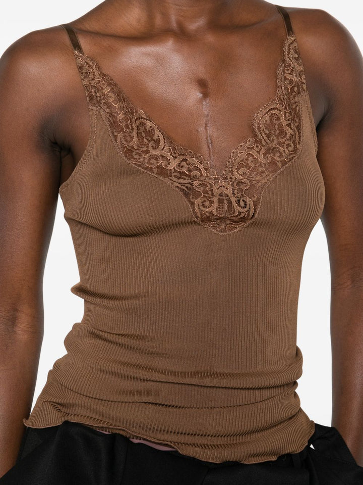 Saint Laurent Top - Marrone | 2899dcbb0949fc31145c7b32c0b0d3614ae58b58