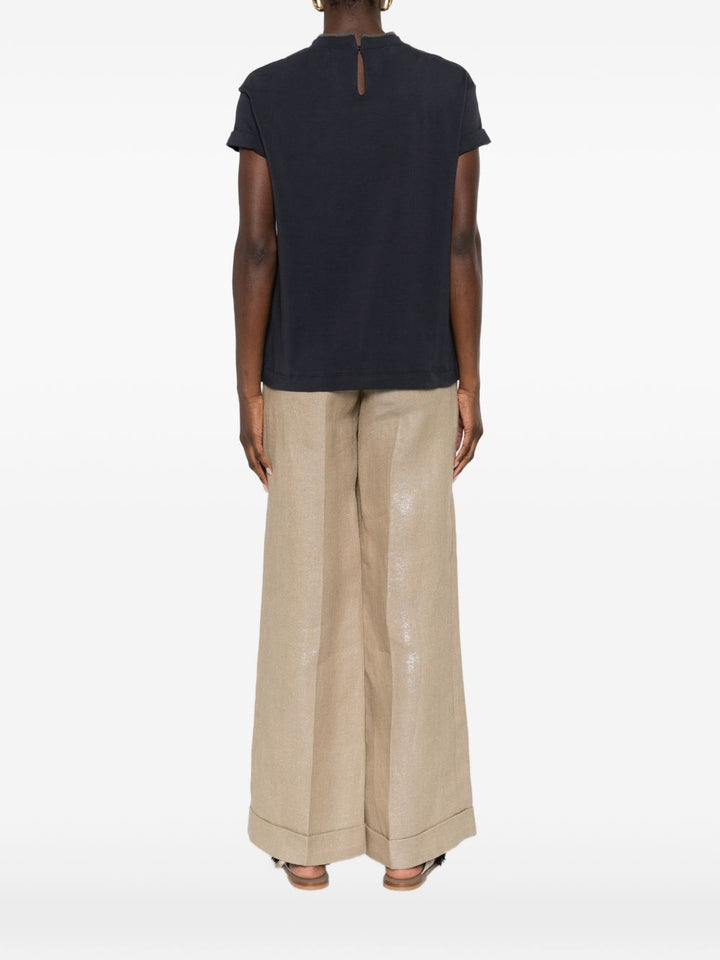 Brunello Cucinelli T-shirts and Polos - Blue and green | 4002ddcba9b6d8eec493010b571de424914fdeea