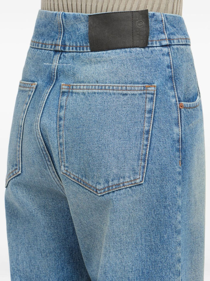Mm6 Maison Margiela Jeans - Blue and green | 90558a93776b05cc91005993fe6ec105b96b5b51