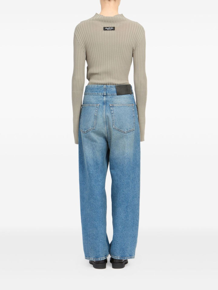 Mm6 Maison Margiela Jeans - Blue and green | c829a22102b0aac631346ad97a9775df31a1d874