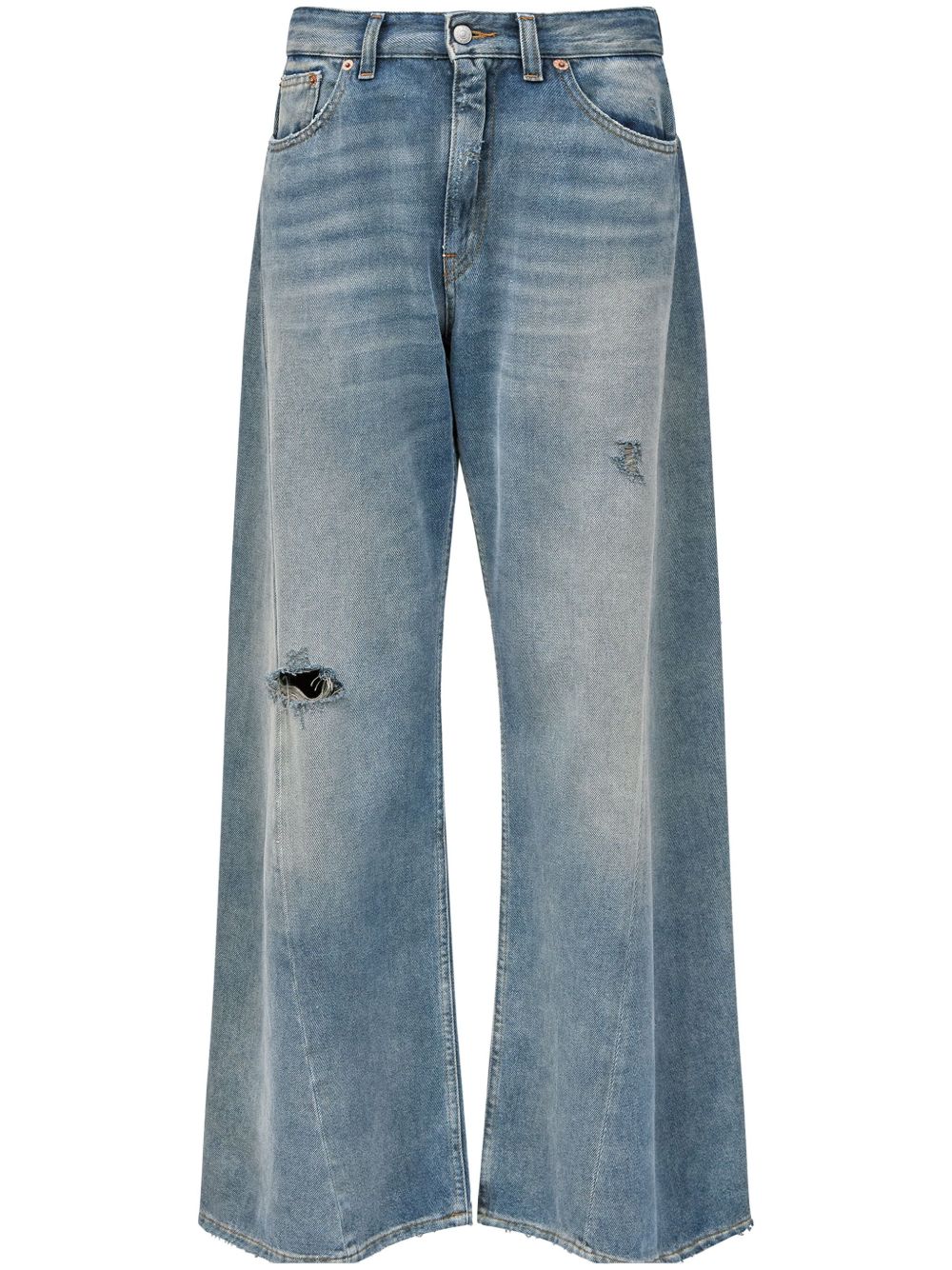 Mm6 Maison Margiela Jeans - Blue and green | 5ee8711ad0fb51599100fcd29934c96d4d27513f