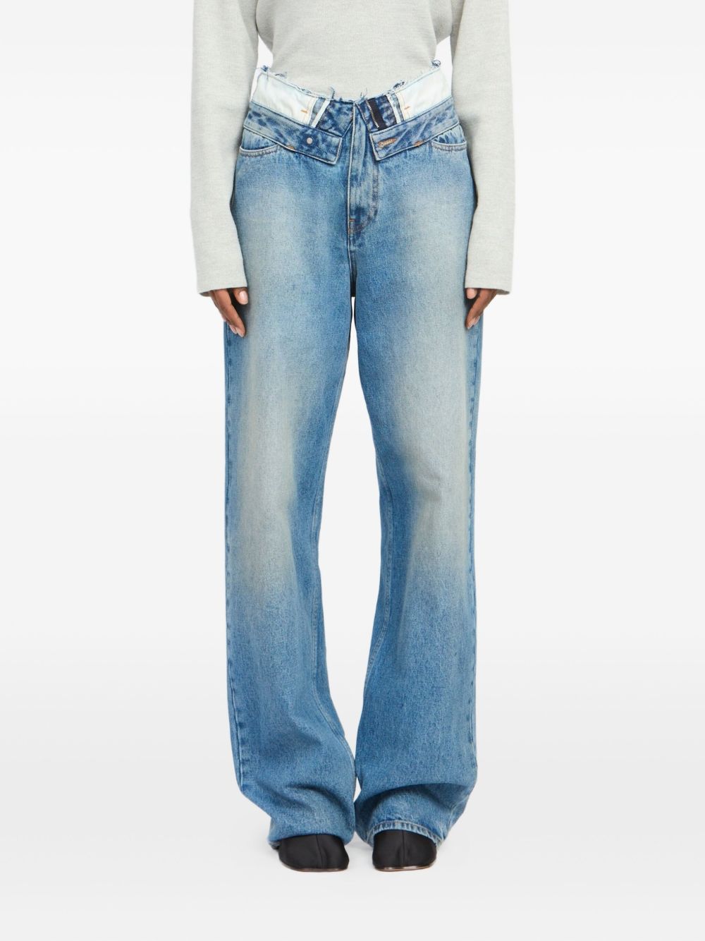 Mm6 Maison Margiela Jeans - Blue and green | fc9967211e3cf6e25ad6eb2bcf35bbdc87bc1b67