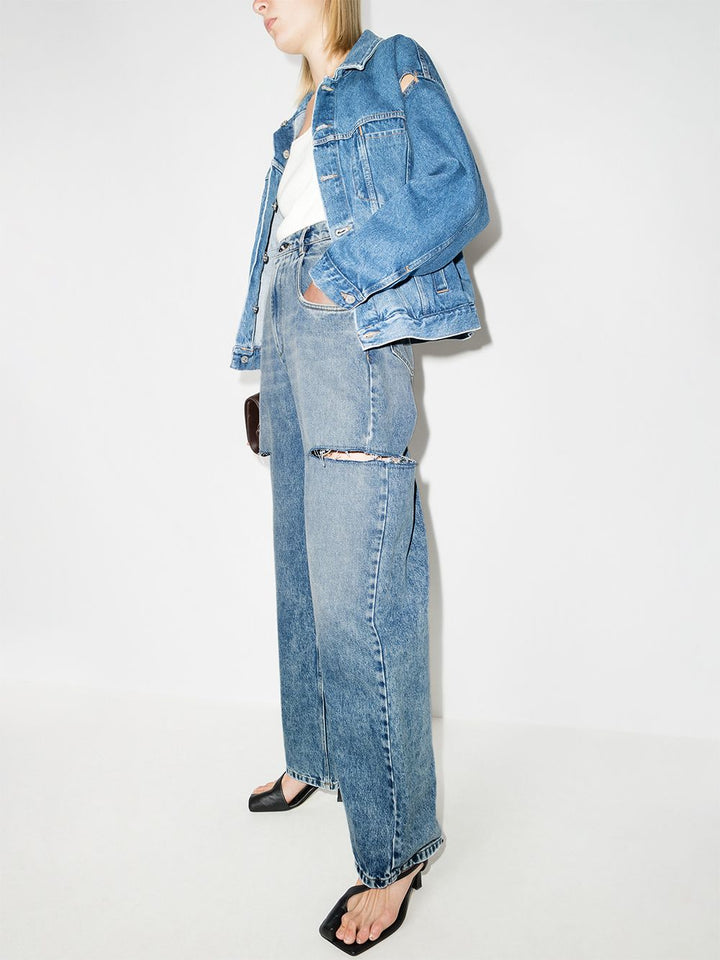 Maison Margiela Jeans - Blue and green | 296171cab7f7bb1e903d700cfb194c060840d571