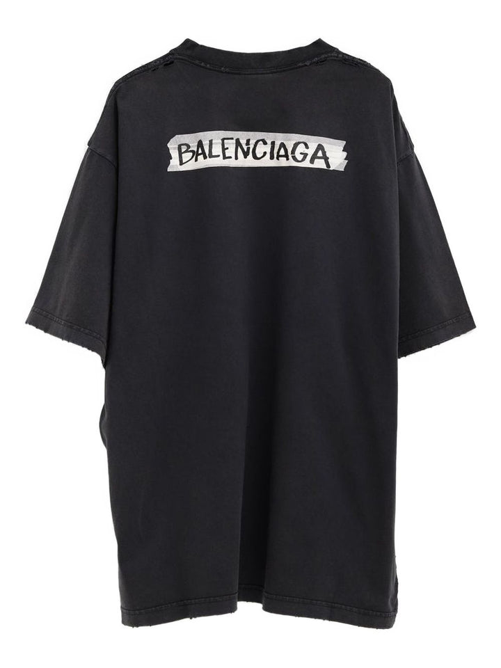 Balenciaga T-shirts and Polos - Blacks and greys | 661a042775736be95e00988bf985a650e54ff6e8