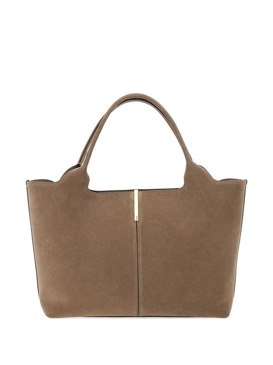 Ssuede Leather Tote Bag