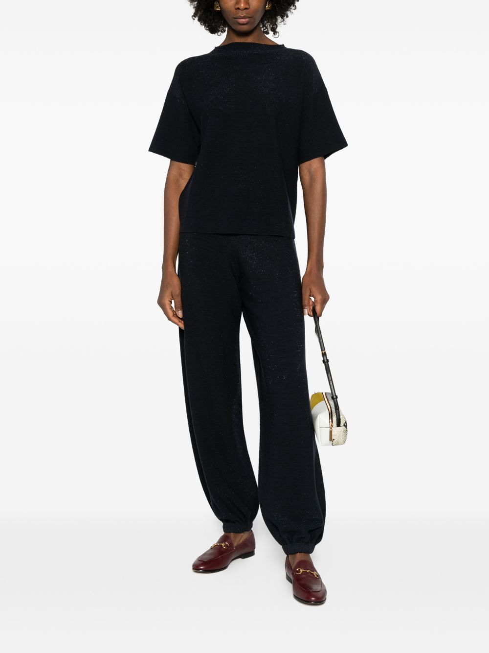 Fabiana Filippi Trousers - Blue and green | d35da41e8201cf5e4e44be52aacd162640200953