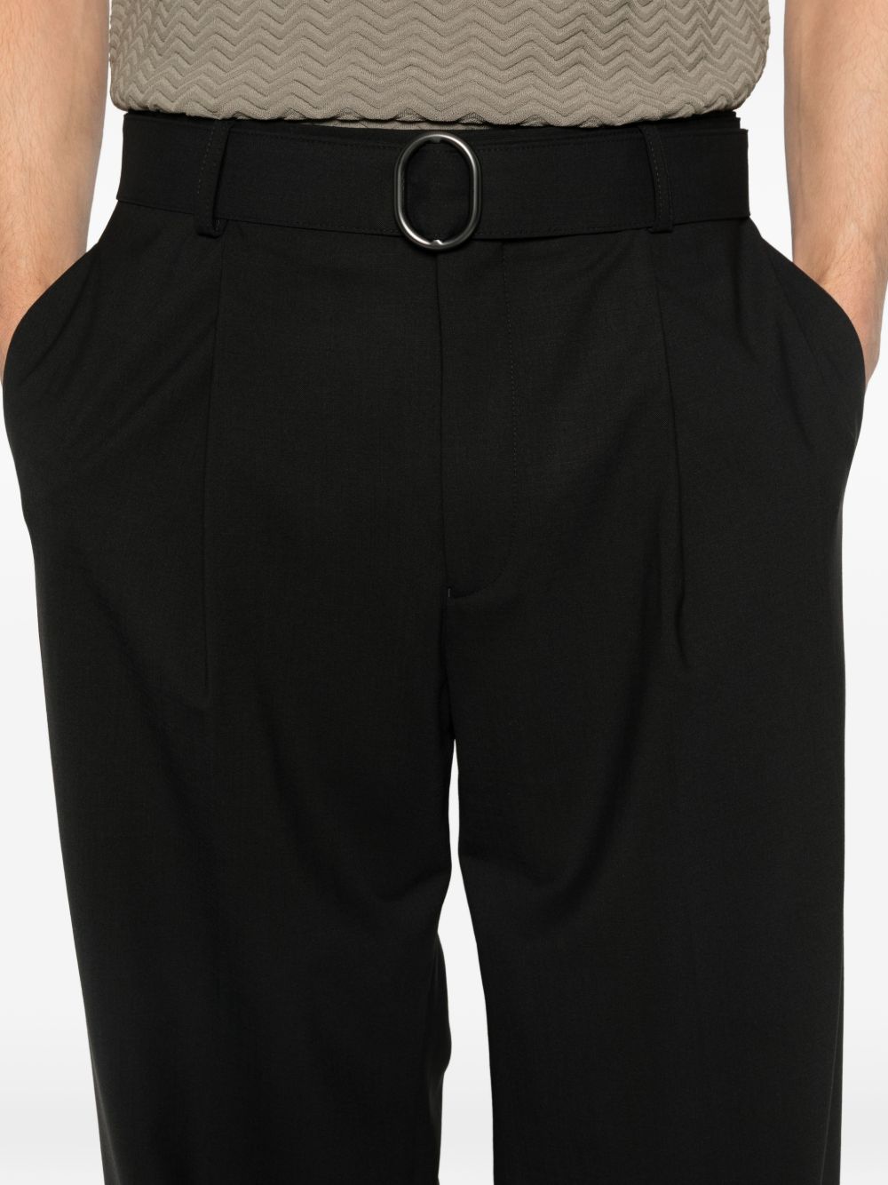 E.Armani Exclusive Pre Trousers - BLACK | fd4a2e10652786dfce351ce4b5e5ffacd1093575