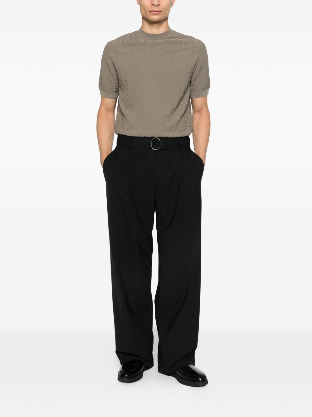 E.Armani Exclusive Pre Trousers - BLACK | 8261d2ff0942af5baf0b3e1e86328d2c7186ef47
