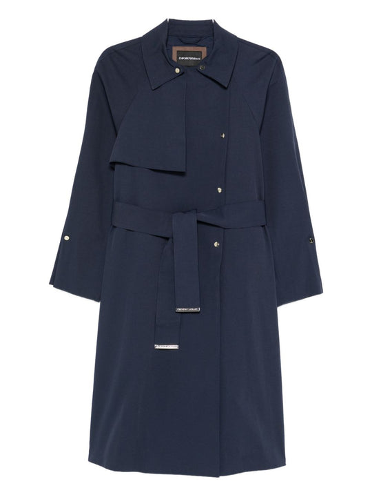 Cotton Blend Trench Coat