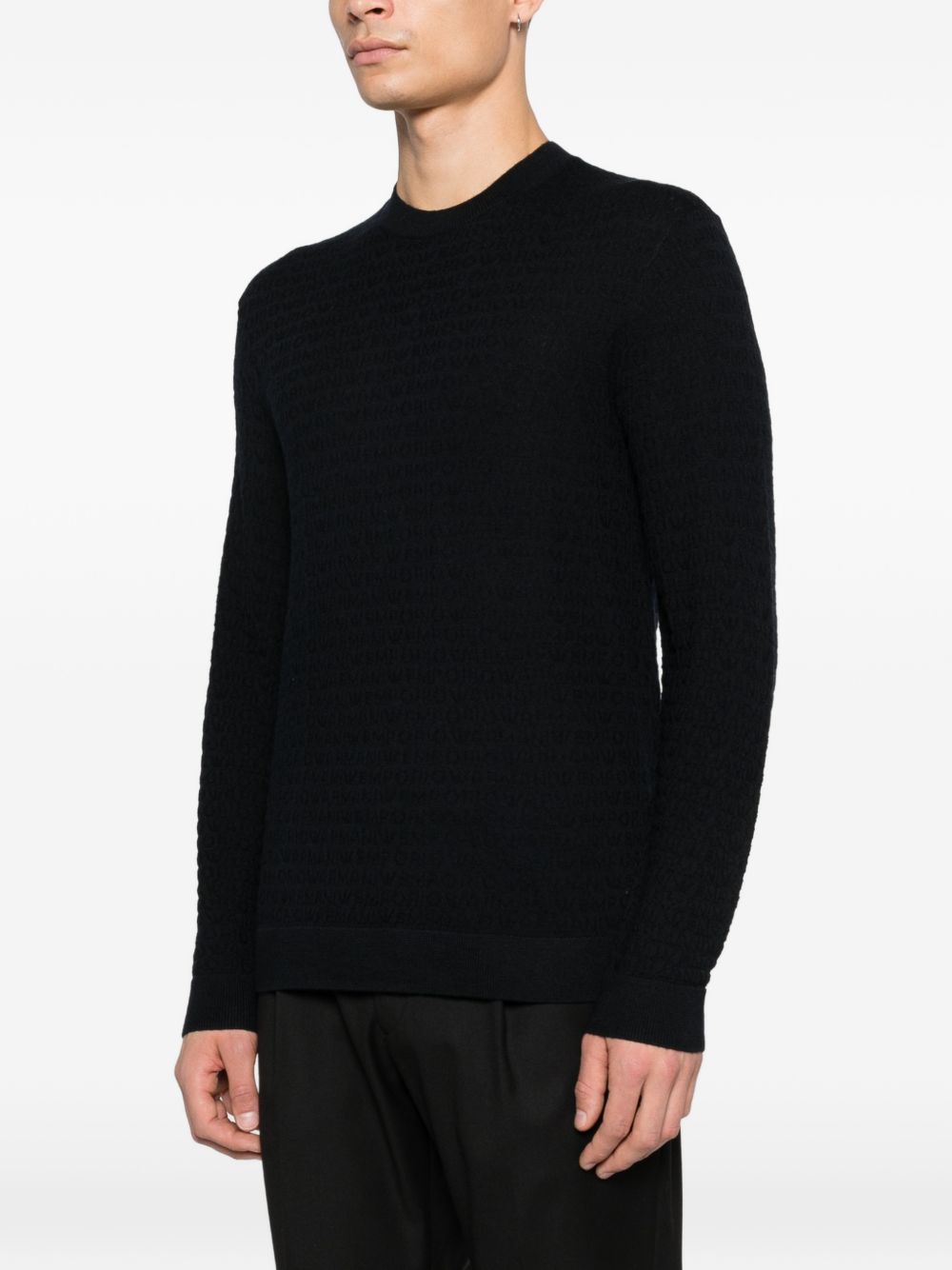 Emporio Armani Sweaters - BLUE | bf9f6aec7a4e5dc63ffc83f9dea3b32b9b678941