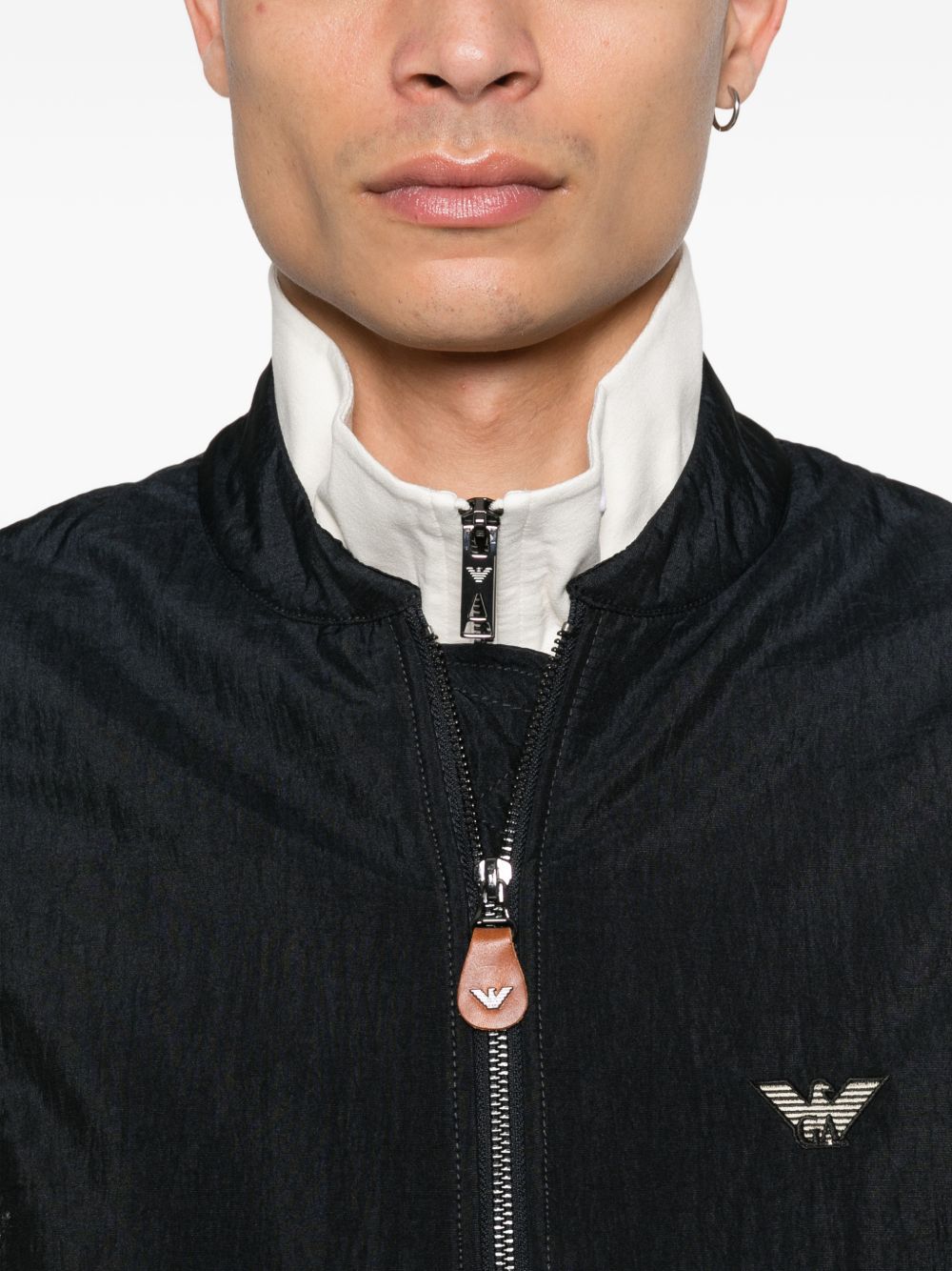 Emporio Armani Coats - Blue and green | 9f90afcaeb948f9943e8158c77b6a96f136aabc1