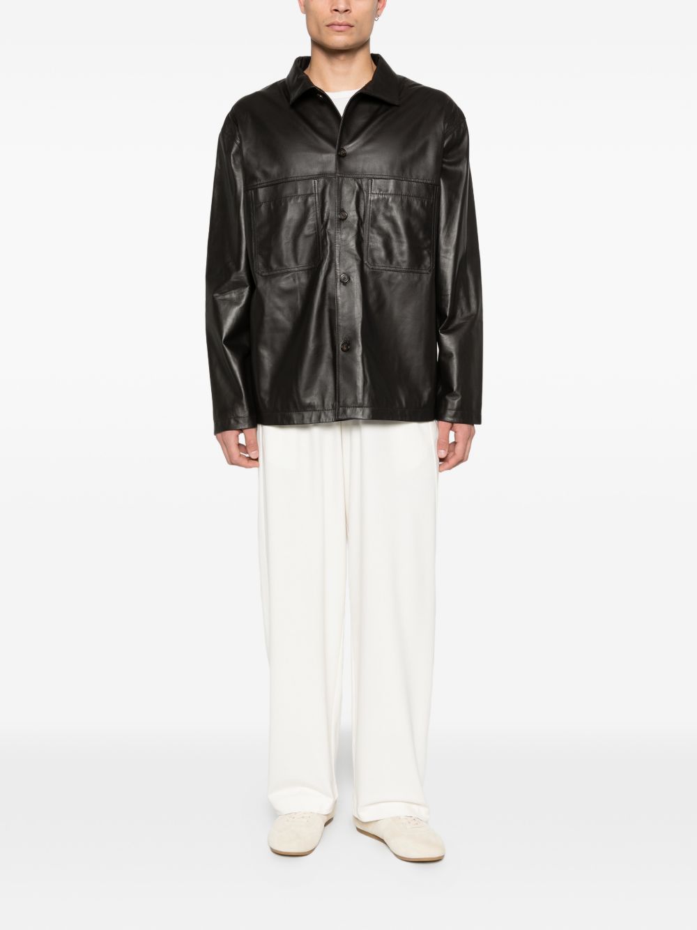 E.Armani Exclusive Pre Trousers - WHITE | e1a5aa2d09247af9972f6a79132eed7b047a1507