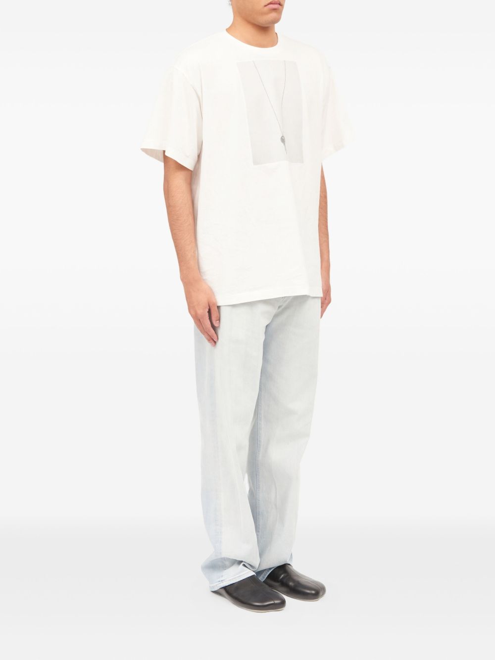 Mm6 Maison Margiela T-shirts and Polos - Light and natural | 3427ddfe405b1915f7b4a5d41c038c390878d5fa