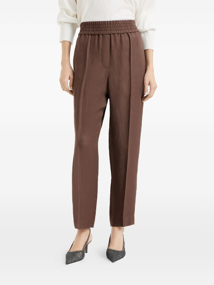 Brunello Cucinelli Trousers - Marrone | 540f1f523aa3ea6c1cc9ed0e8d47777d94659feb