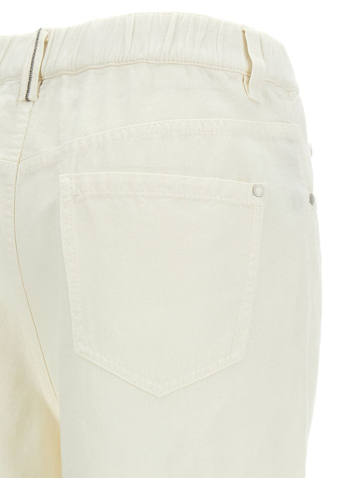 Brunello Cucinelli Trousers - Light and natural | 52de0f0bc50cdd7ae410fe41f30f15023ab59f85