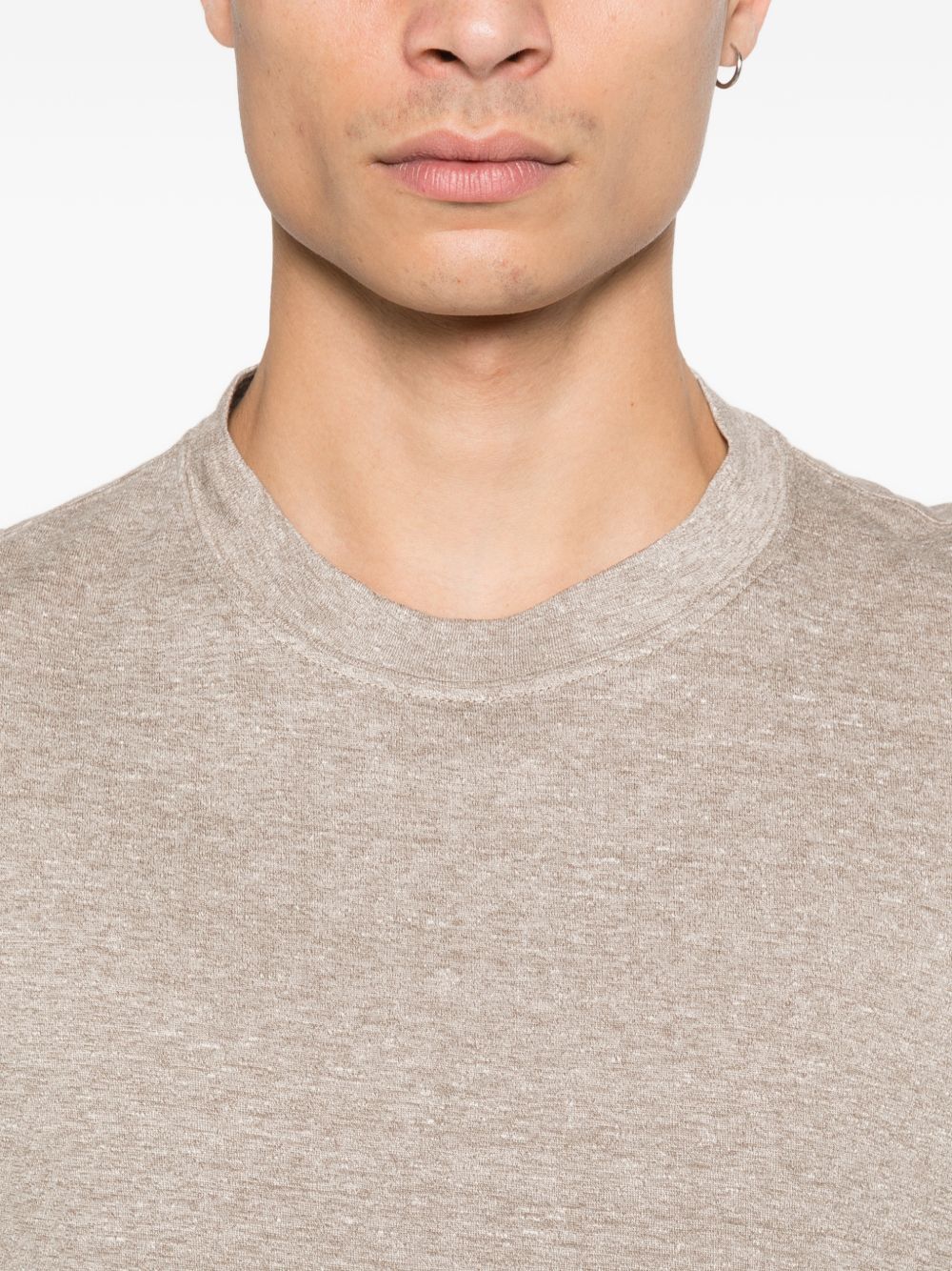 Brunello Cucinelli T-shirts and Polos - Marrone | 04e4e3bf44075d1edf676e6394416c69a1adbdb2