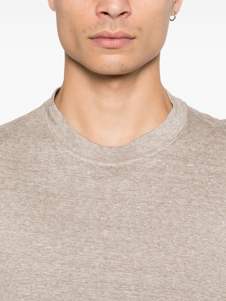 Brunello Cucinelli T-shirts and Polos - Marrone | 04e4e3bf44075d1edf676e6394416c69a1adbdb2
