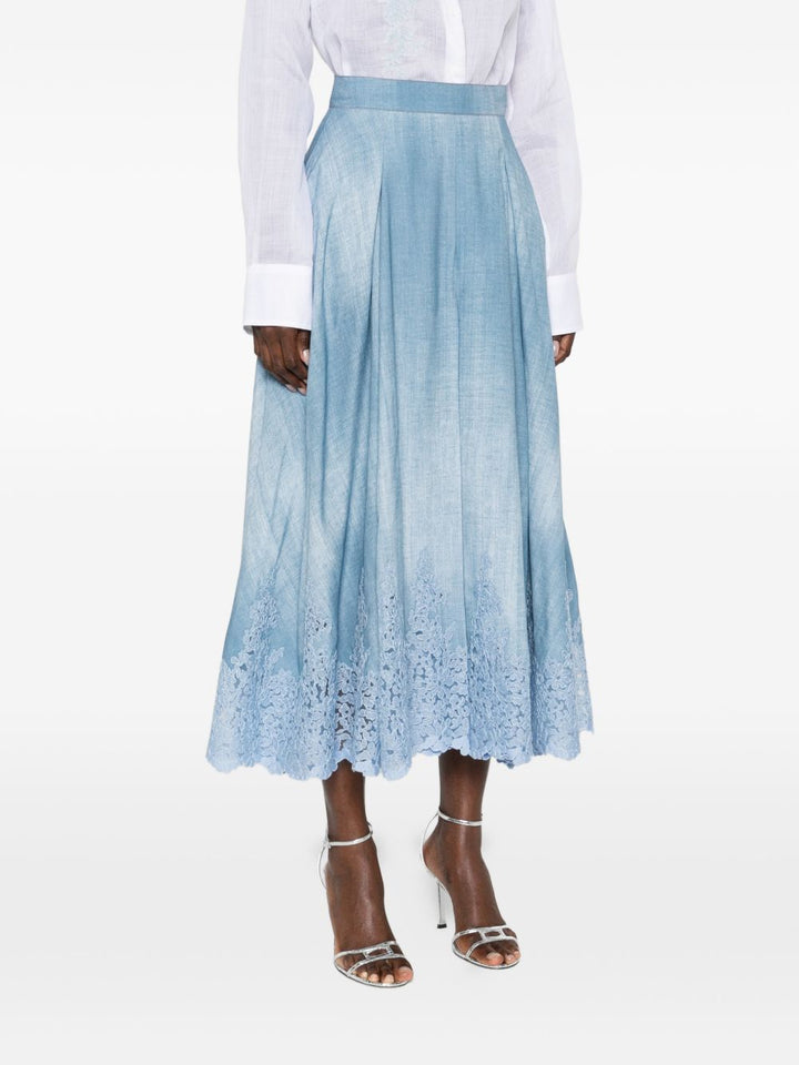 Ermanno Scervino Skirts - Blue and green | 09ab30c693e945caab7d846c0a01fd494af7dd91