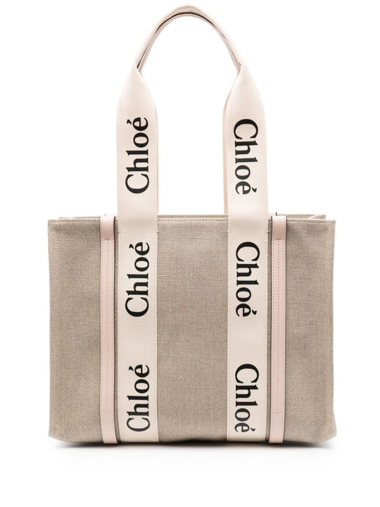 Woody Medium Canvas Tote