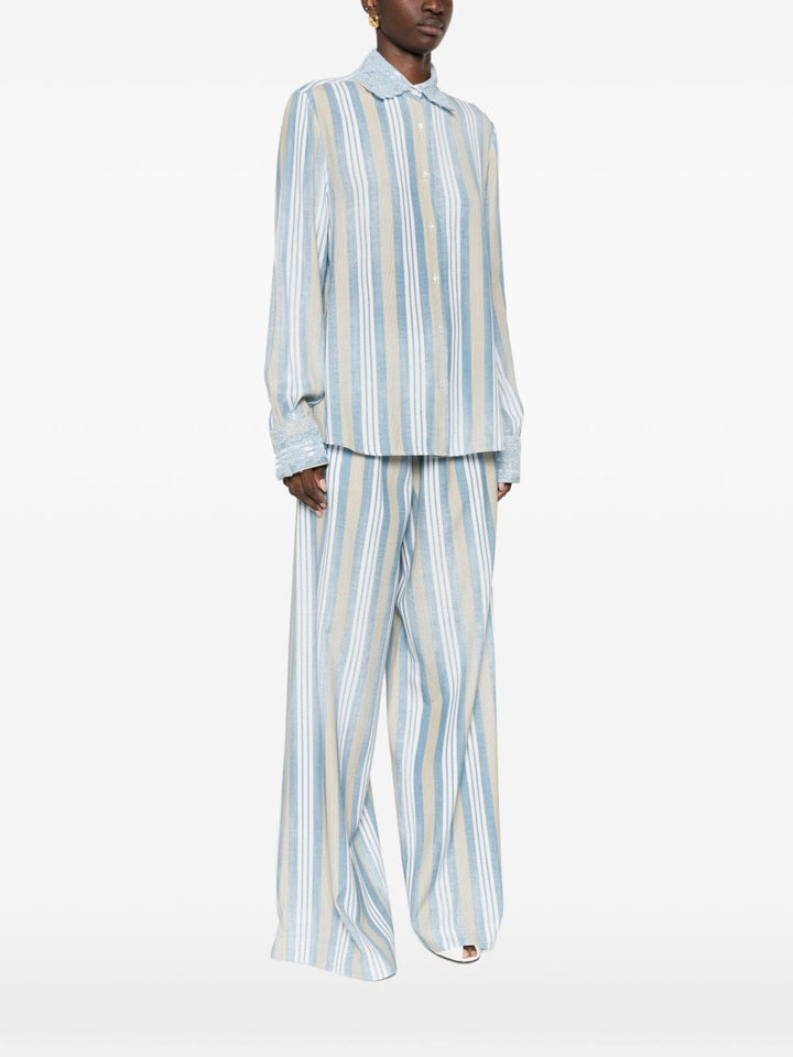 Ermanno Scervino Shirts - Blue and green | 1cb0f244bc41416bf02d19a18d35bde292f37f19