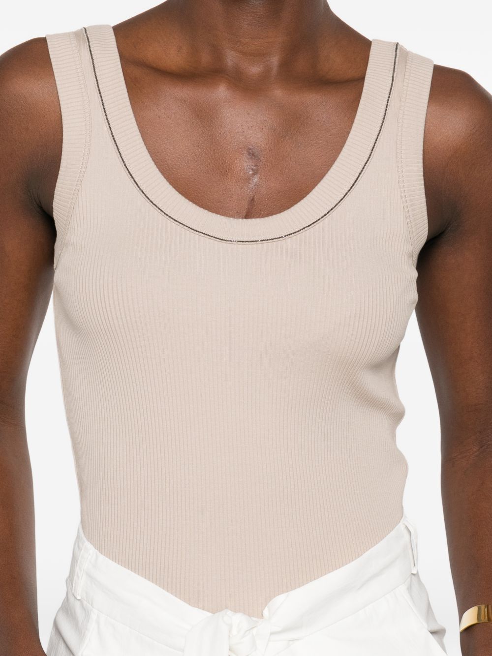 Brunello Cucinelli Top - Marrone | 13bcb1771cbdcf2f8be3c8910da15609bc6c80a1