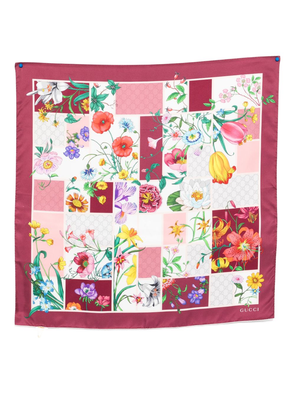 Gucci Scarfs - Blue and green | 97be40e9f83ff851d5569cb1db72a9e11f711c44