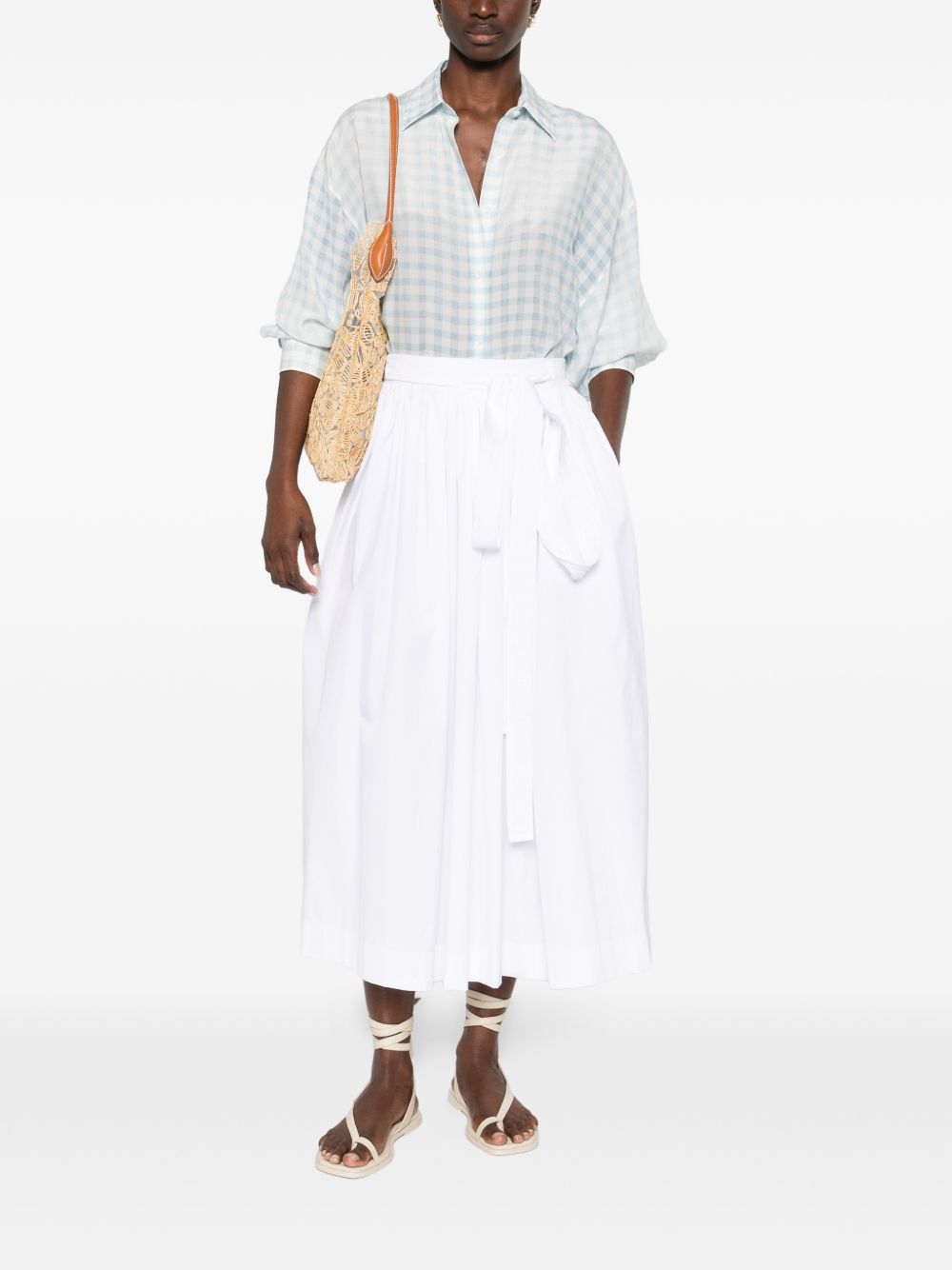 Ermanno Scervino Shirts - Blue and green | 62f3713b72d4c6a376e1d99beb1401fe15cee5bc