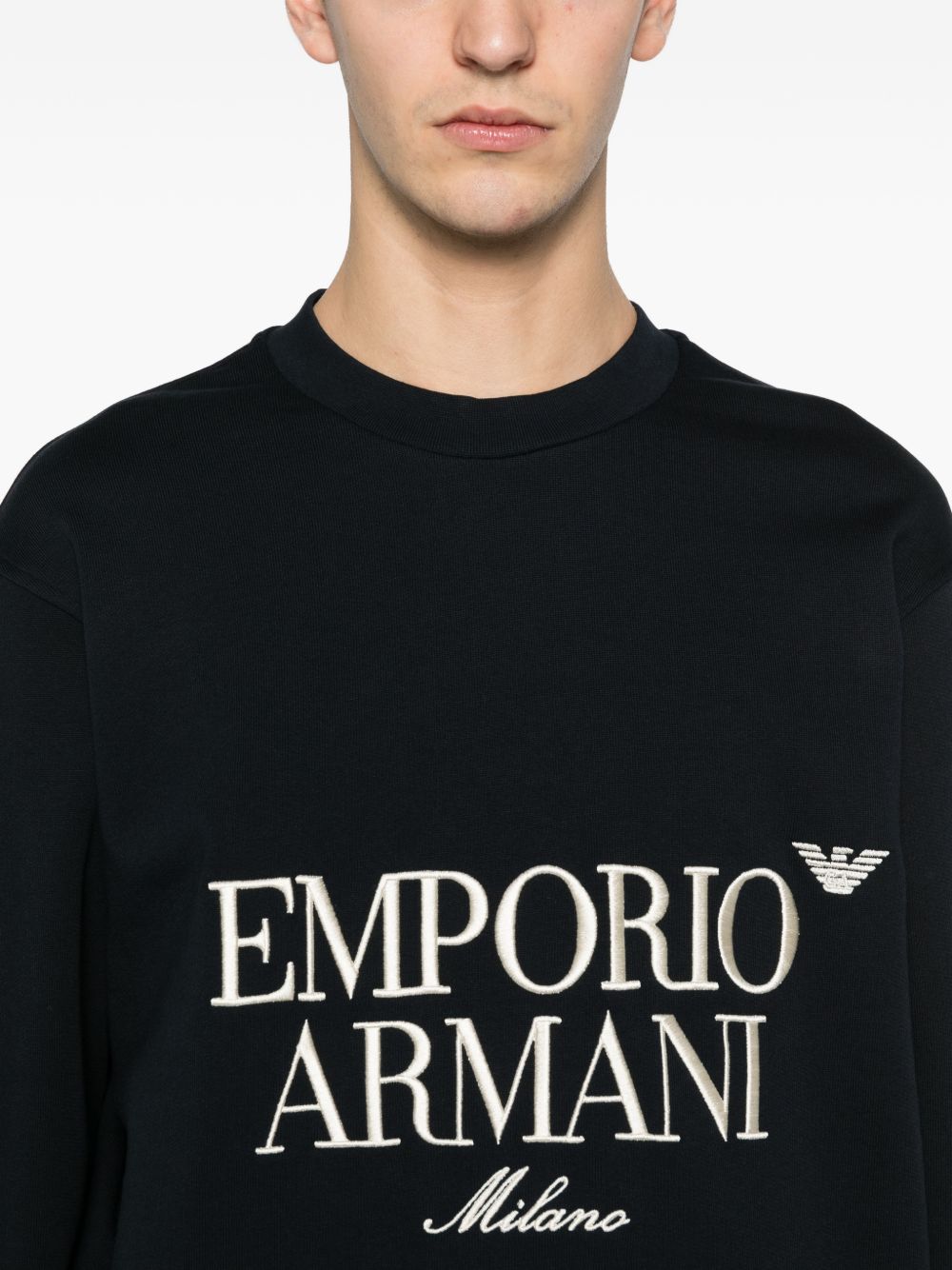 Emporio Armani Sweaters - Blue and green | 8da64bcf916580cfc849bb543baed3a24306e6e4