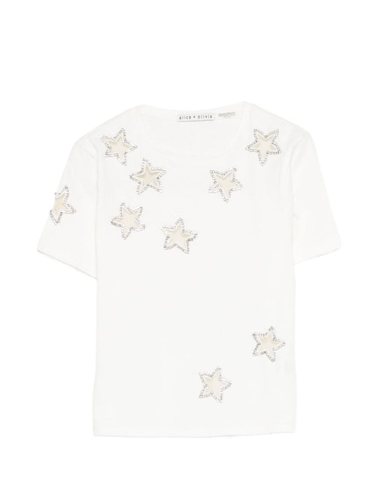 Embroidered Cotton T-Shirt