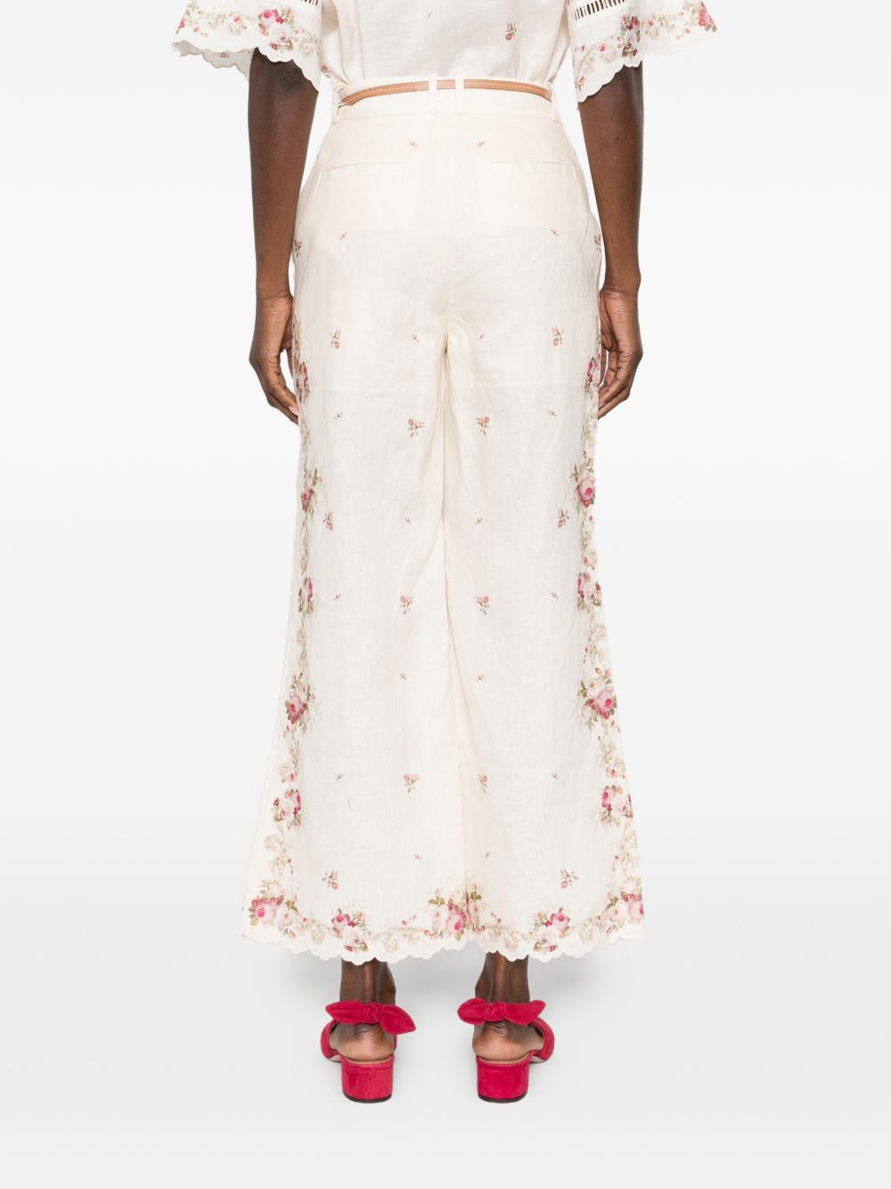 Zimmermann Trousers - Light and natural | dc35678e1501ad261939680ee07c7c312766fb7e