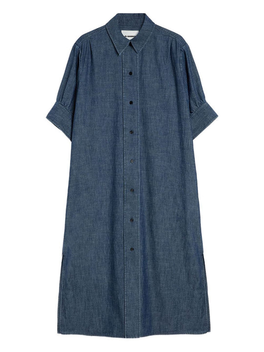 Denim Cotton Chemisier Dress