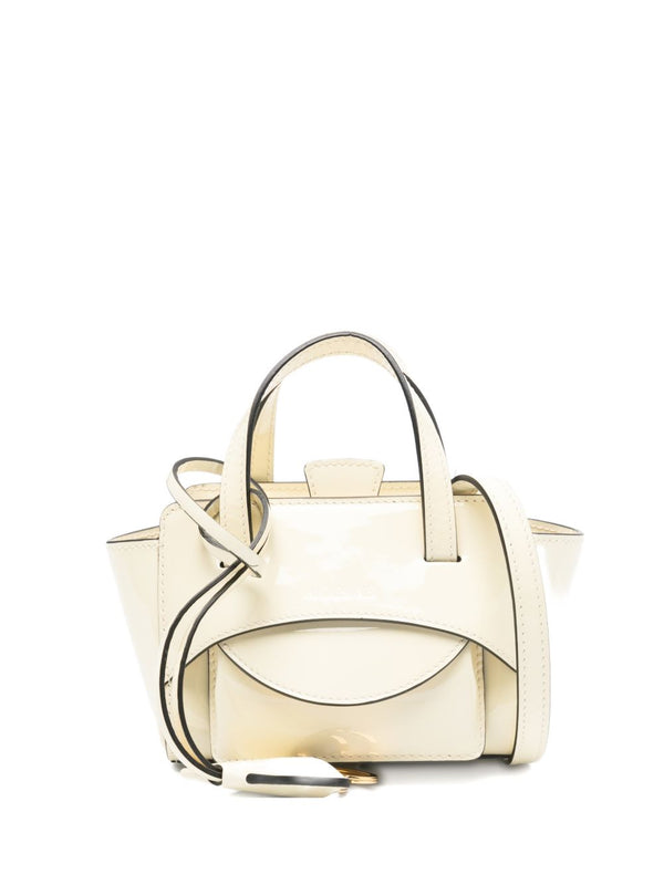 Flap Xs Leather Tote Bag