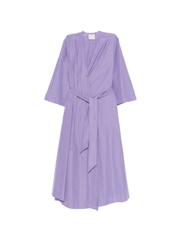 Cotton Blend Midi Dress