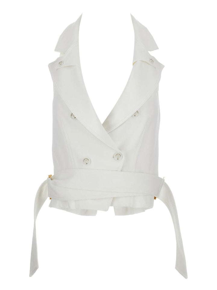 Elisabetta Franchi Sweaters - WHITE | 37cde74918e7f6efab9a906f0f15f3cd3f93fa80