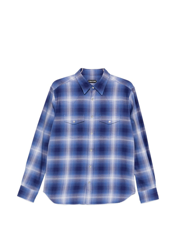 Tom Ford Shirts - Blue and green | 7dc76ecaa979ff7aaee7ed0014a7a1d4c6c865df