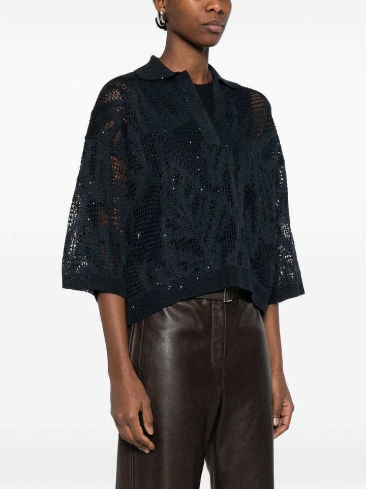 Brunello Cucinelli T-shirts and Polos - Blue and green | 6e8a8d048e334bd5bdeaf5bfa7608347304860f4