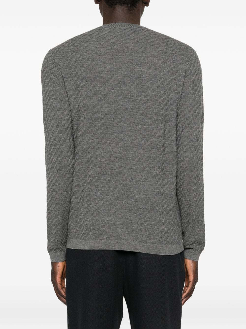 Emporio Armani Sweaters - GREY | fad10df6a345ad4926baaea81039a318b3cc51d6