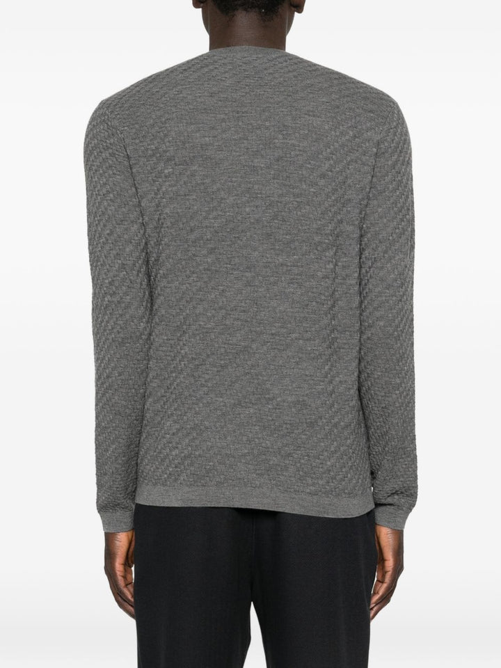 Emporio Armani Sweaters - GREY | fad10df6a345ad4926baaea81039a318b3cc51d6