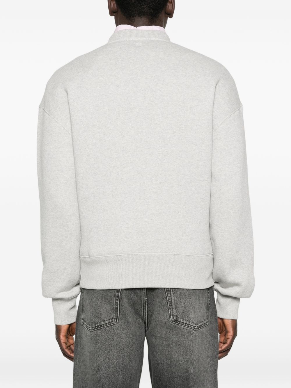Ami Paris Sweaters - GREY | 6380e5a1c2744ea4dbcfe66919ae1e4629ae6cc4