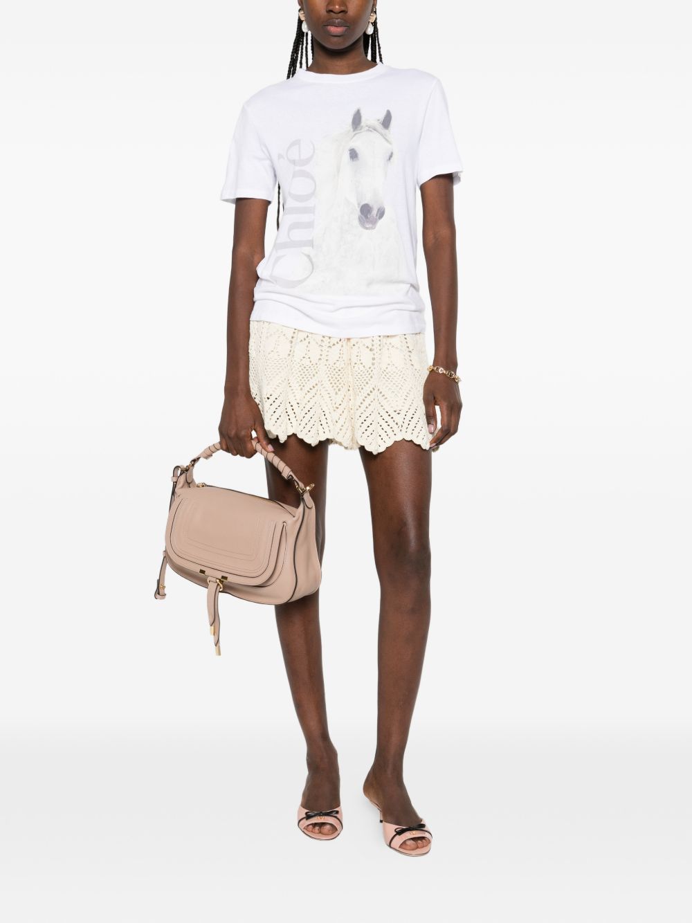 Chloè T-shirts and Polos - Chiari e Naturali | 116e096f5ba7c0baf8a39847460fbeb4b6da012e