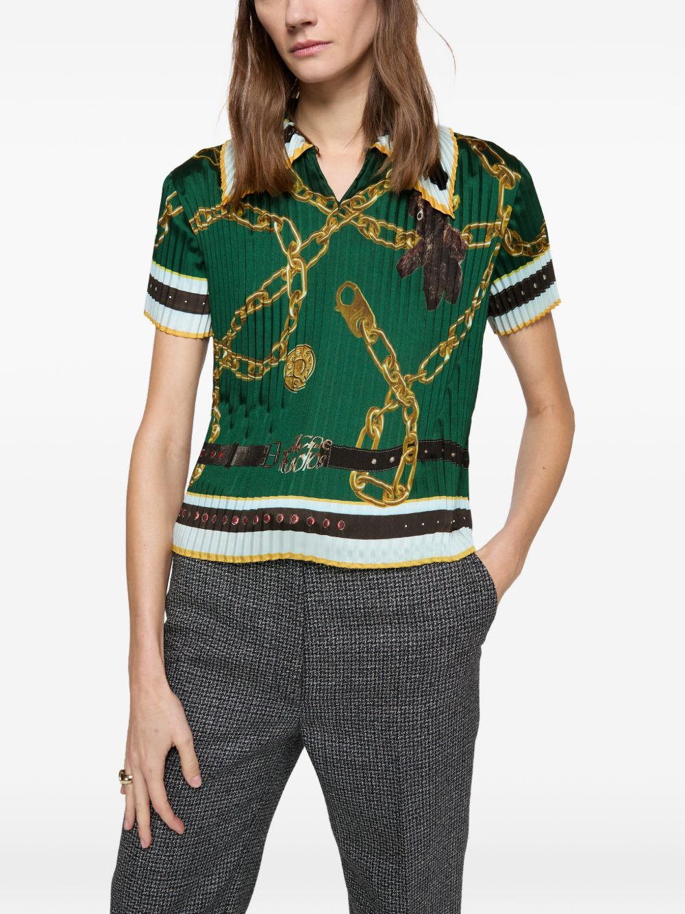 Acne Studios Shirts - Blue and green | 27cfd624239a934f4a86e700bf1b5f3502743f48