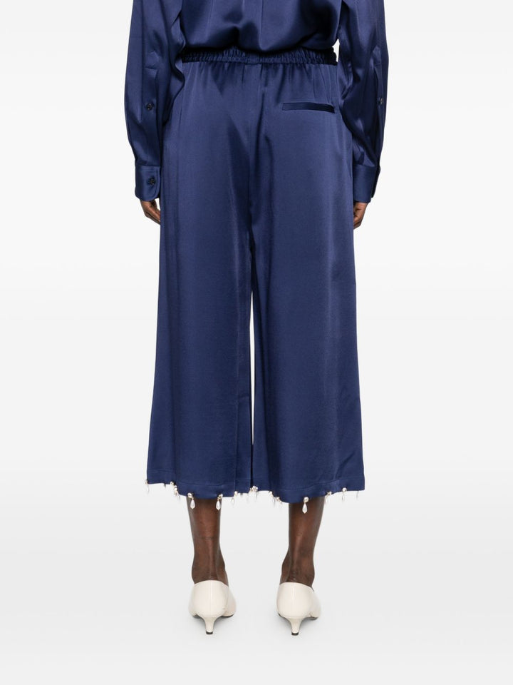 Stella Mccartney Trousers - Blue and green | 2595c6391aa9771fca382152dadd84fd86bc0f9b