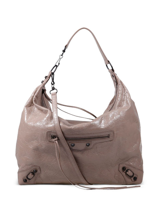 Le City Medium Leather Hobo Bag