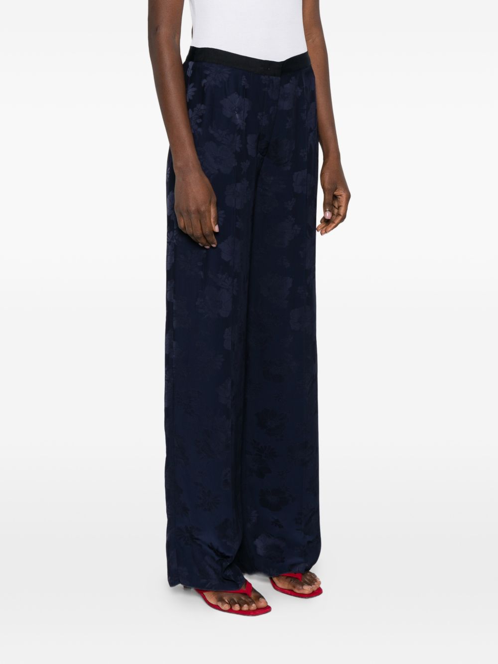 Forte Forte Trousers - Blu e verdi | f05e138219a09b9a036a1b344a0da9ce568719aa