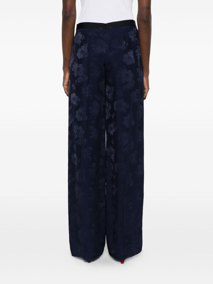 Forte Forte Trousers - Blu e verdi | 4e4fd58c197caae390dc36c254a1c50db1532922